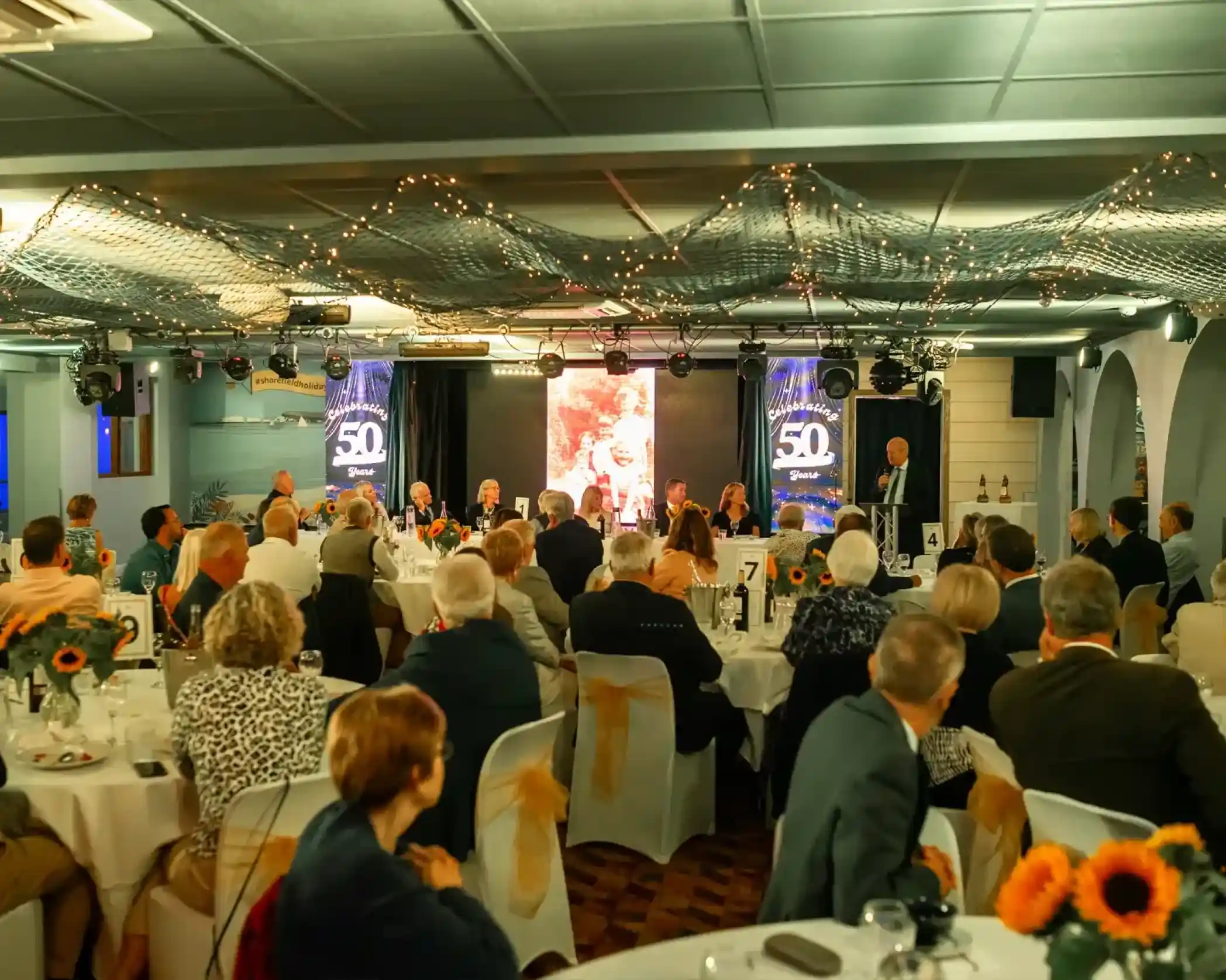 Celebration lunch held in The Beachcomber Complex at Shorefield Country Park