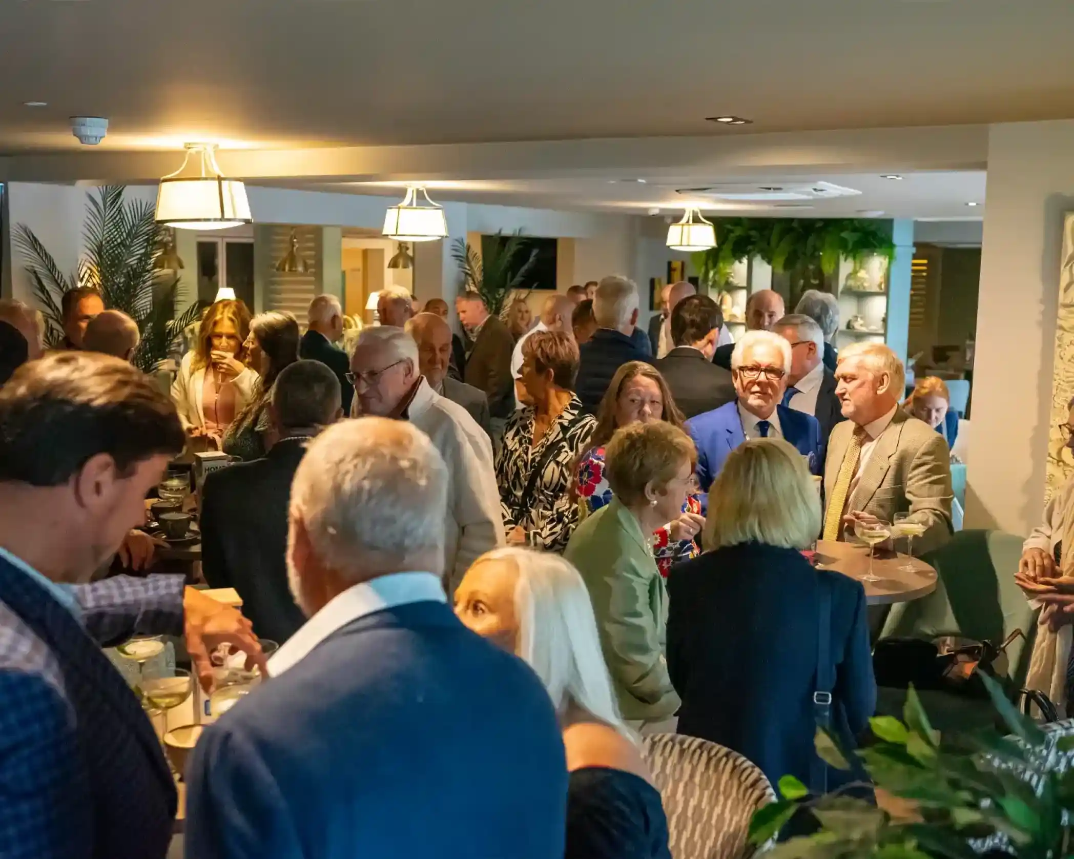 Over 100 past and present colleagues, customers, business associates as well as friends and family in attendance